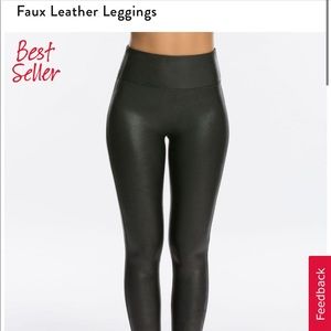 Spanx faux leather leggings NEW WITH TAGS